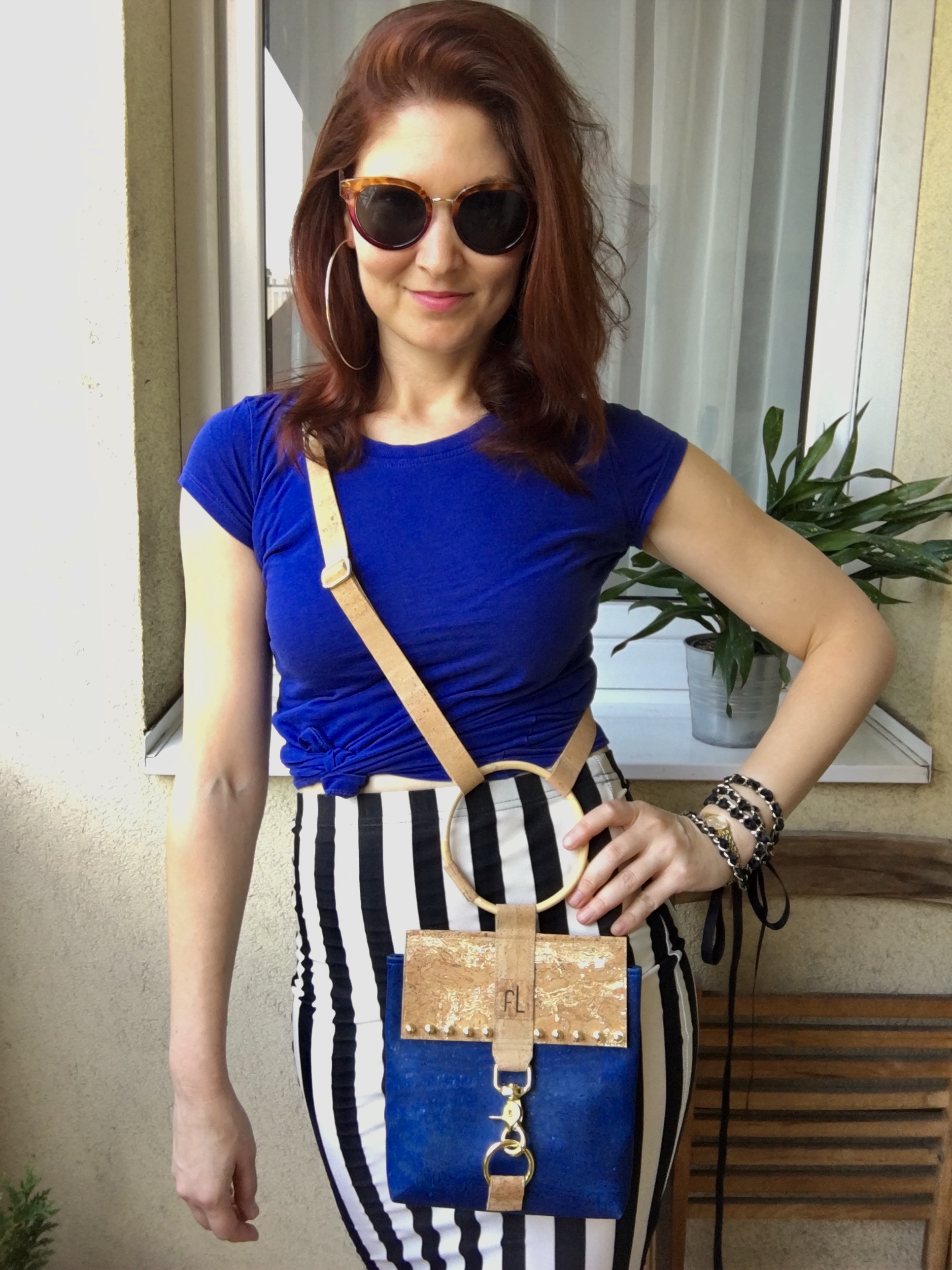Street Fashion Női Táska - Királykék — 6. nézet