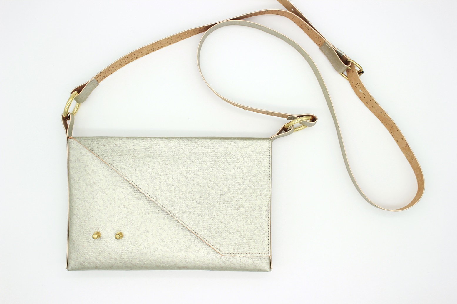 Basic Parafa Crossbody Táska - Arany — 6. nézet