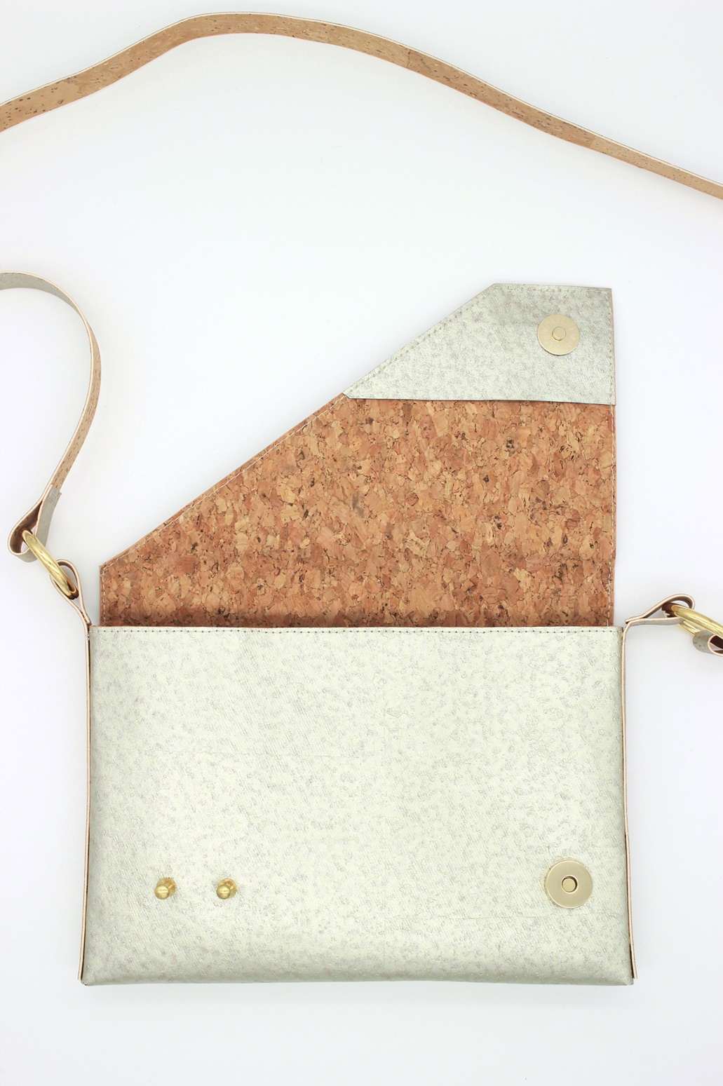 Basic Parafa Crossbody Táska - Arany — 8. nézet