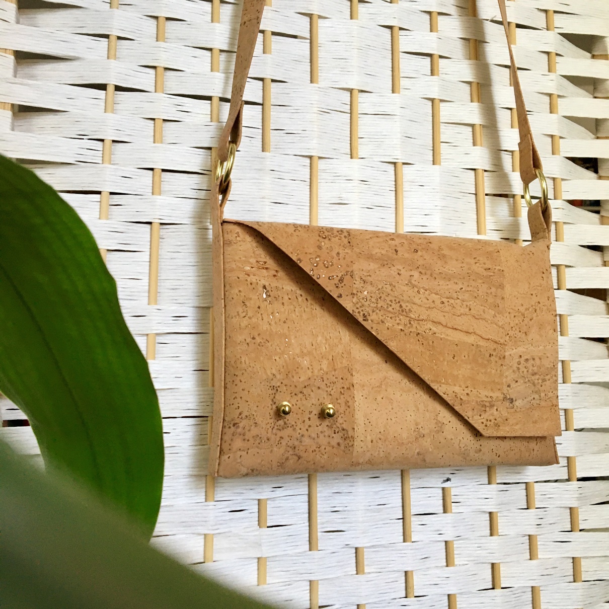 Basic Parafa Crossbody Táska - Natúr — 6. nézet