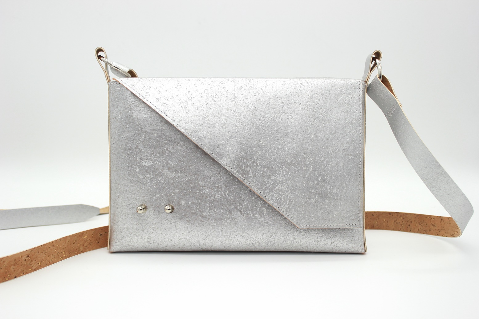 Basic Parafa Crossbody Táska - Ezüst — 8. nézet